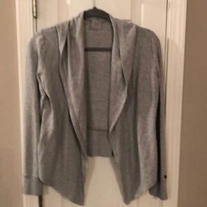 Adorable Calia Athletic Grey Hooded Cardigan Small Excellent Condition